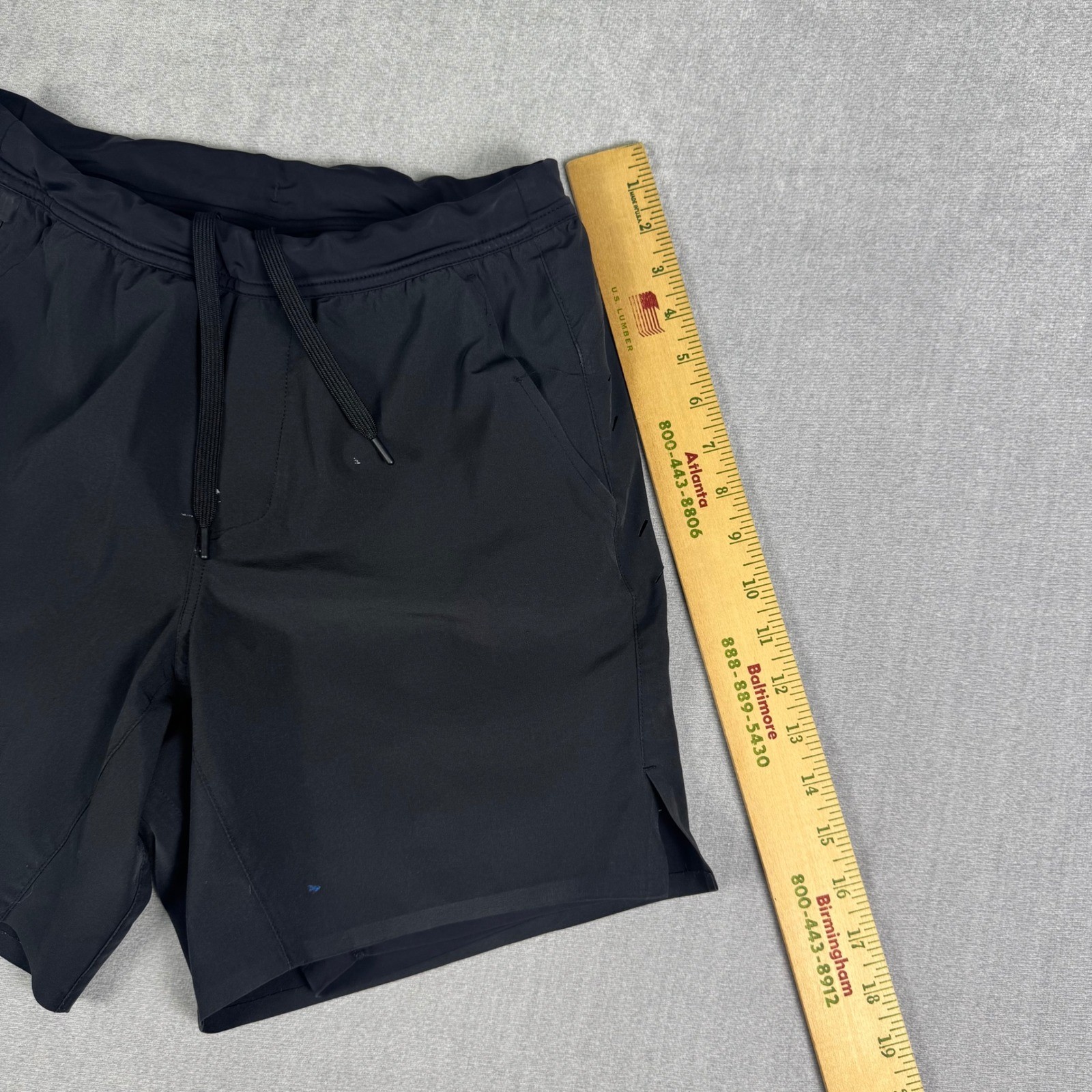 Ten Thousand The Interval Short Mens Small 7 Inch Black Lined Training Shorts