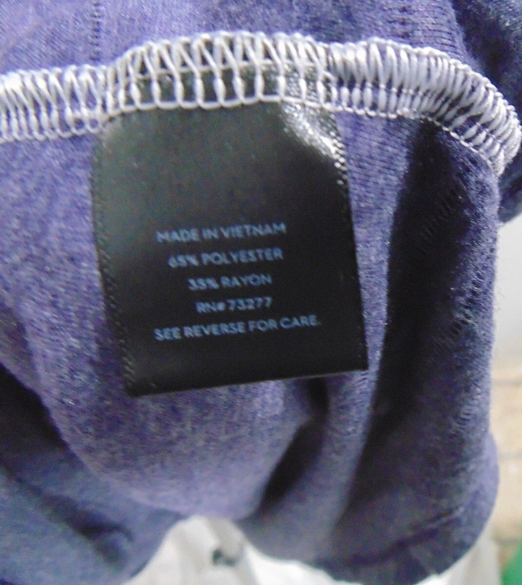 Simply Vera Wang Womens Purple Ombre Wave Pattern Shirt Top Tshirt Size XXL