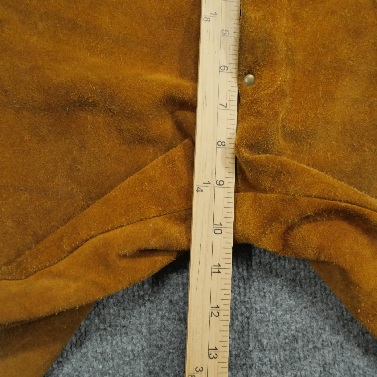 Vintage Jorgens Leather Design Pants Womens 7 8 30×30 Brown Suede Western 60s