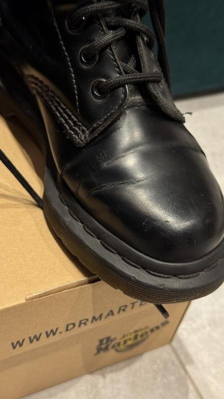 Women Dr. Martens Boots Black Leather 36 #3L2D