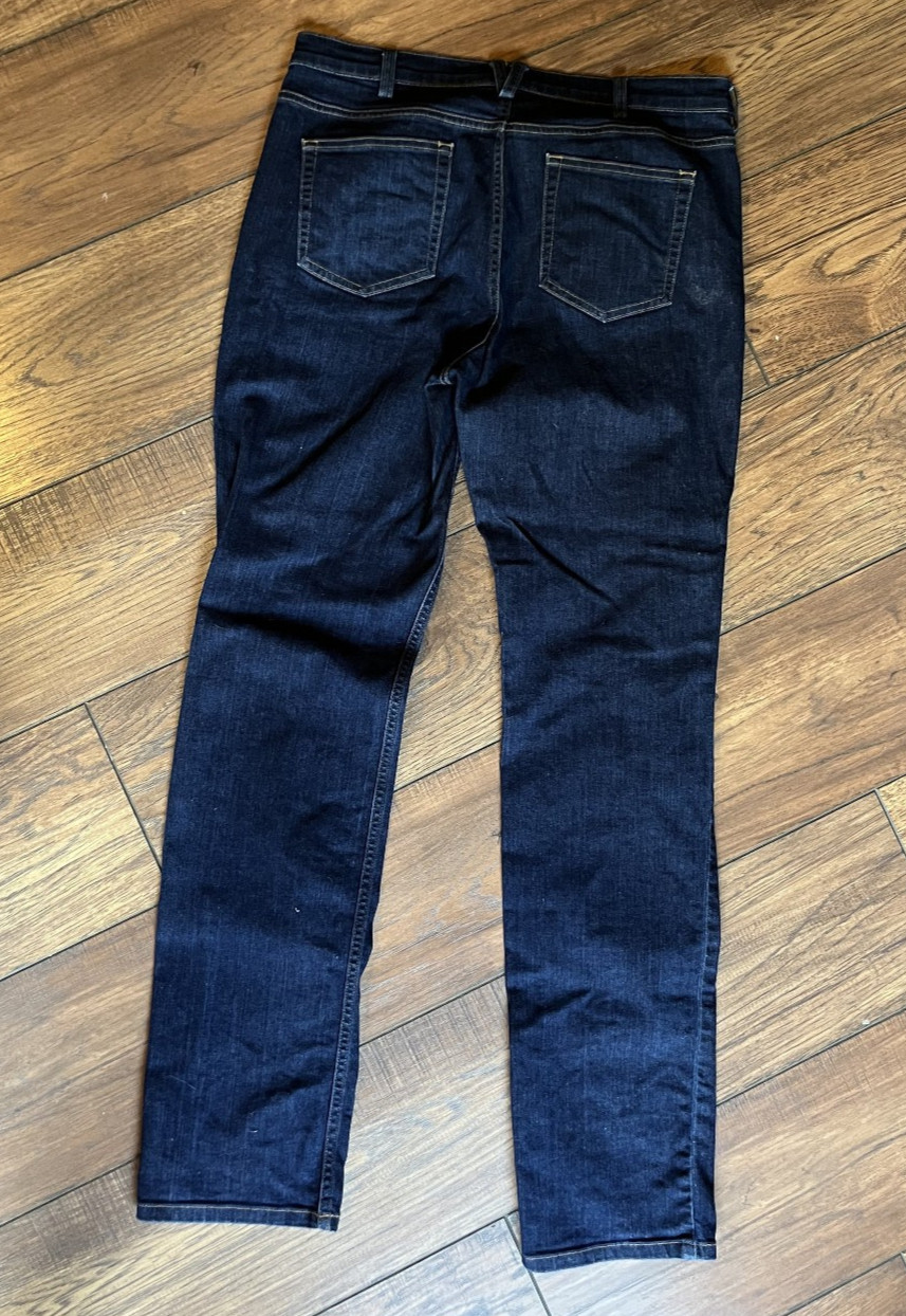 Duluth Trading Duluthflex Womens Daily Denim Slim Leg Jeans size 12 x 33