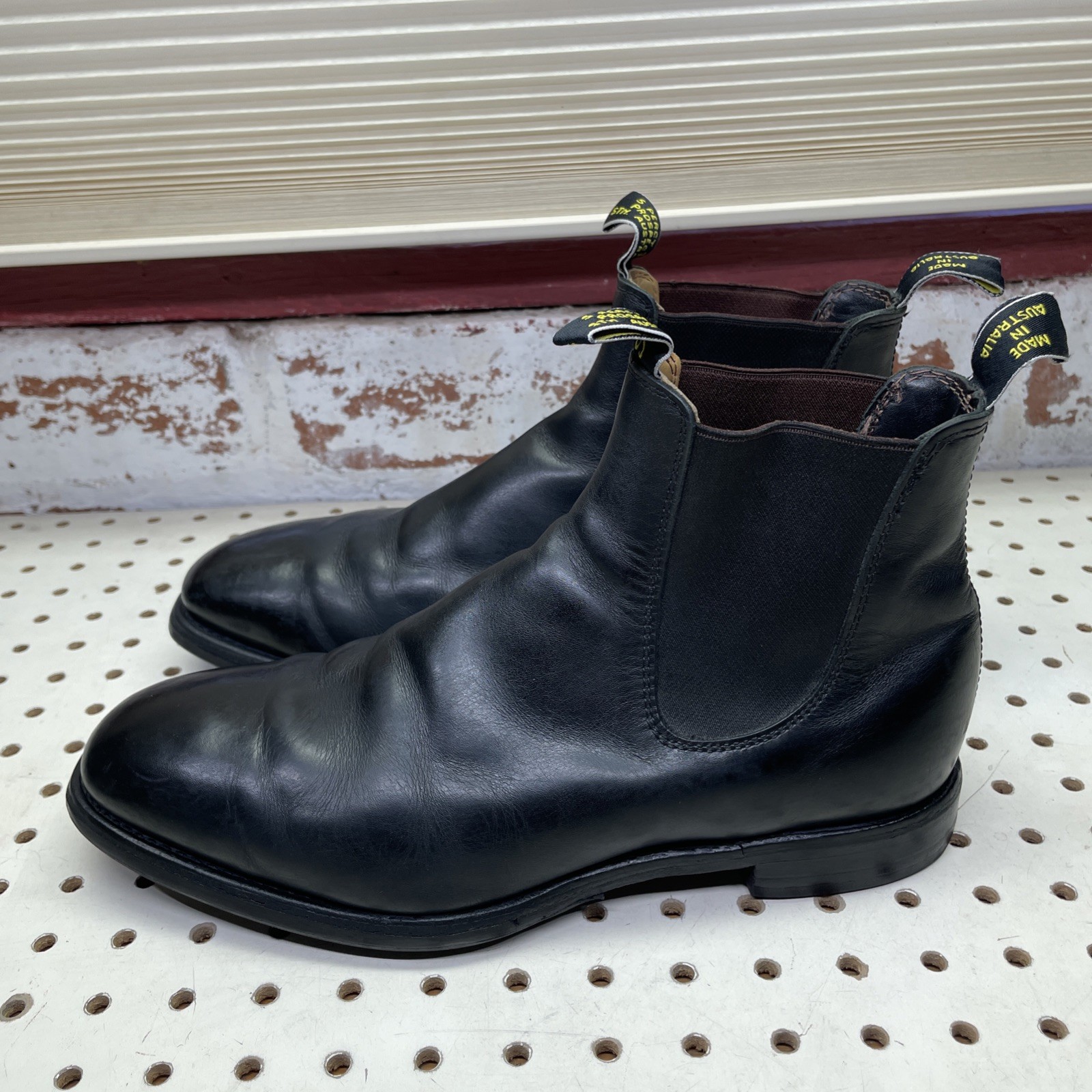 RM Williams Craftsman Chelsea Boots Men’s Size UK 9, US 10 Leather Australia
