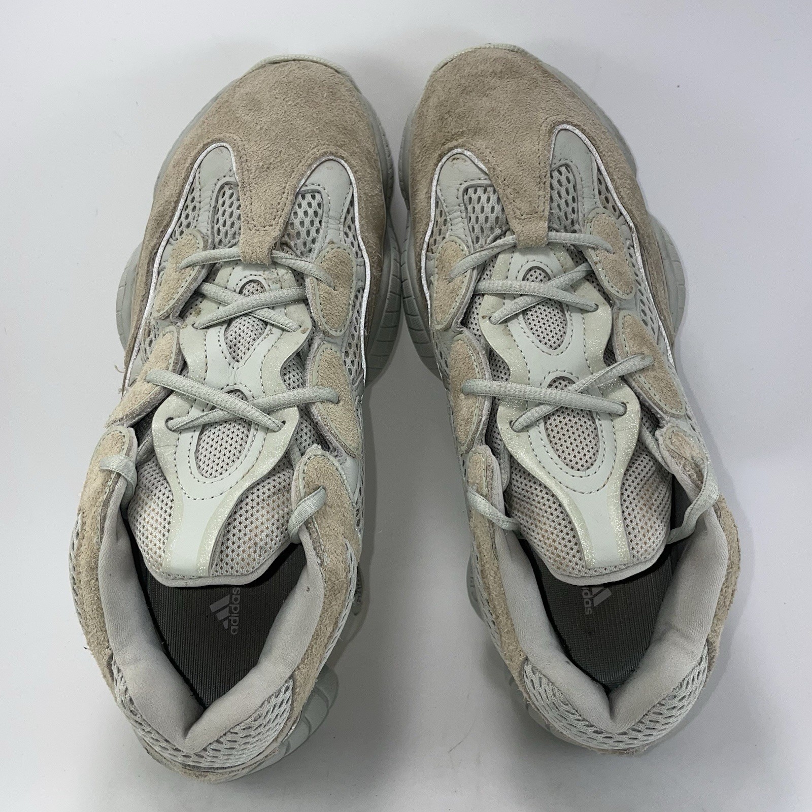 adidas Yeezy 500 Salt Mens Size 10 Grey Chunky Suede Hype Sneakers Shoes
