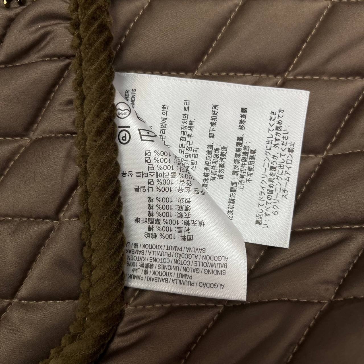 Women Quilted Short Jacket Corduroy Collar Vintage Style Warm