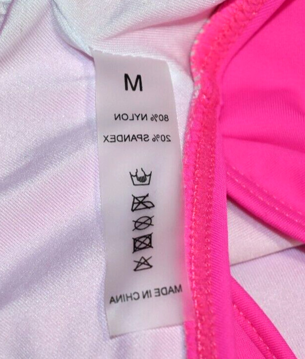 Hot Pink Bikini Bottom NWOT Size M 80% Nylon 20% Spandex
