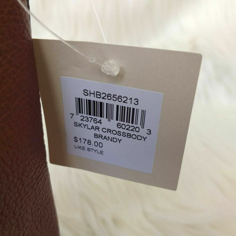 Fossil Skylar Crossbody Shoulder Bag Brown Leather SHB2656213 NWT $180 Brandy