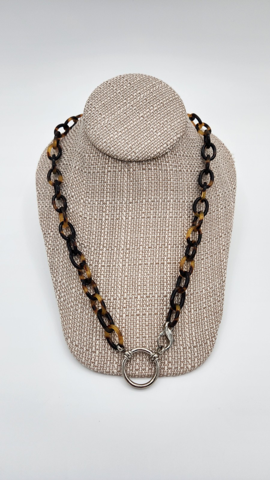 La Loop Eyeglass Holder Loop Necklace W/ 925 Clasp “The Tonne Tort” 20 Inches