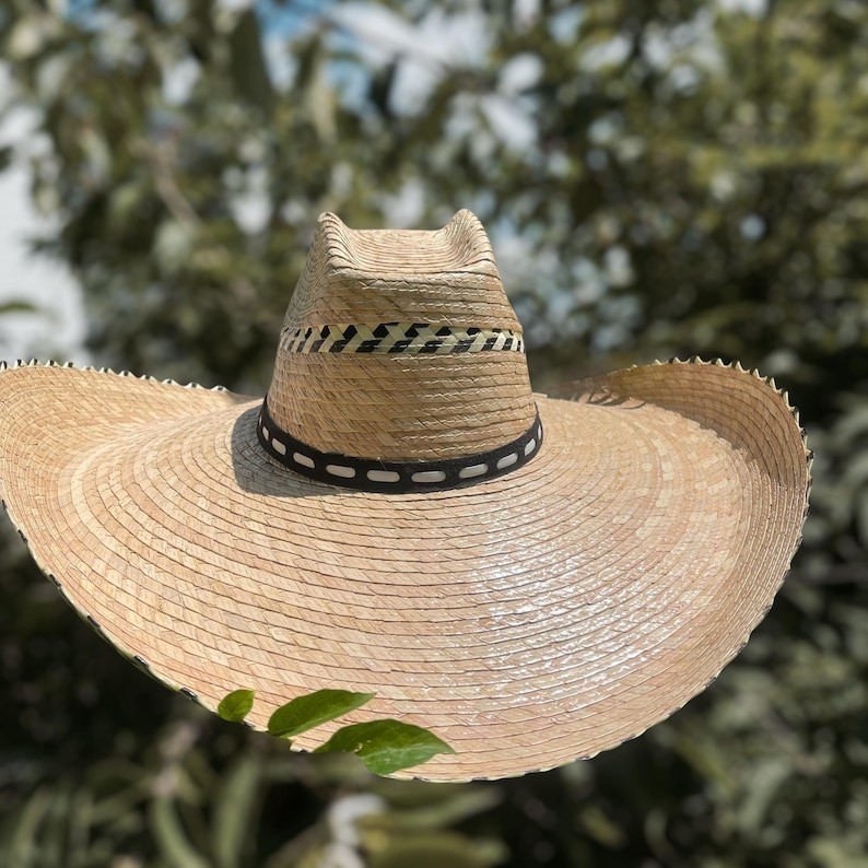 EXTRA Wide Brim Hat. Extra Large Gardener Sun Hat. Straw Sombrero Hat. Sombrero