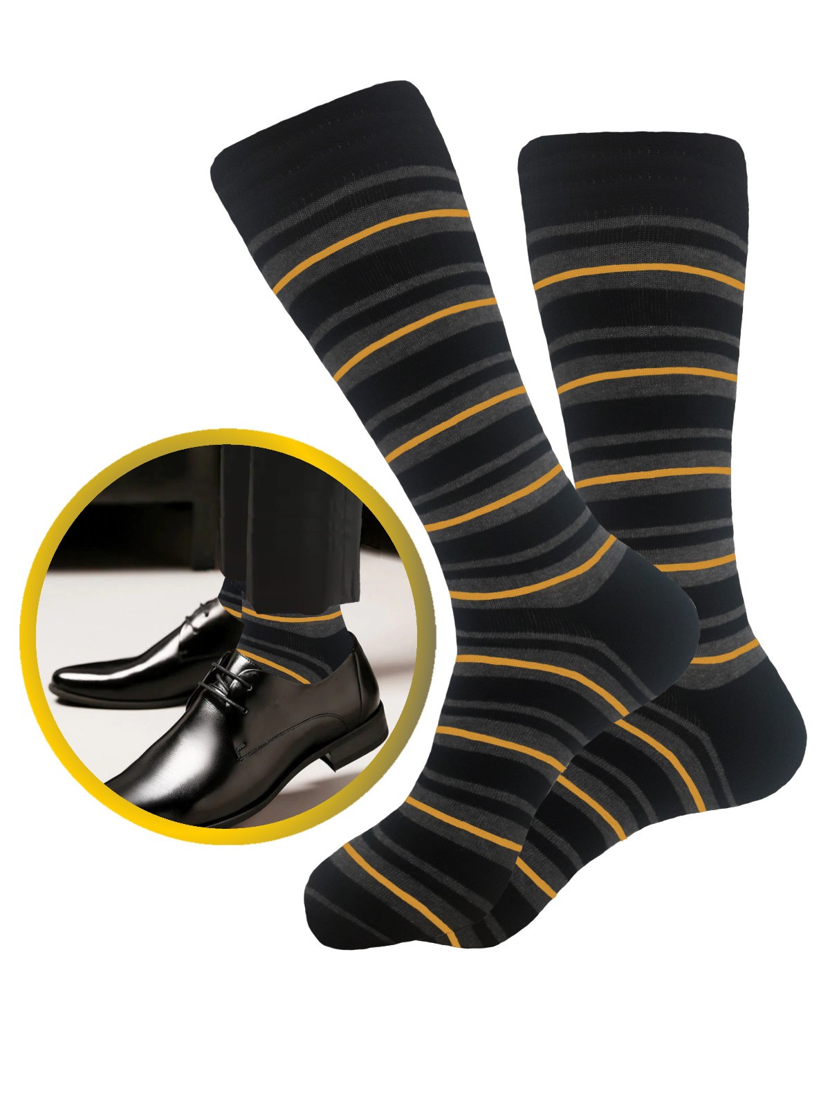 12-6 Pair MULTI DESIGN First quality Multi color Men’s COTTON Dress Socks 10-13