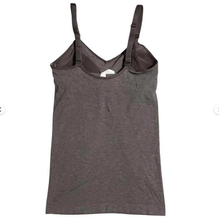 Auden Women’s Grey Nursing Lightly Lined Cami FREE S&H NWT