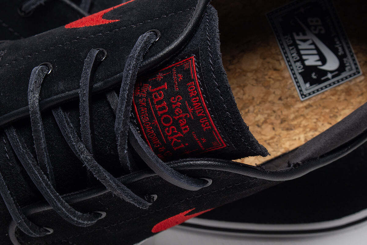 Nike SB Zoom Stefan Janoski OG+ Black University Red White FD6757-002 Men Skate