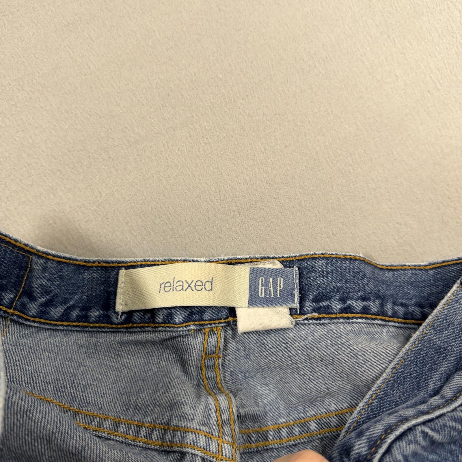 Gap Relaxed Jeans Mens 32×32 Blue Medium Wash Relaxed Straight Denim Pants
