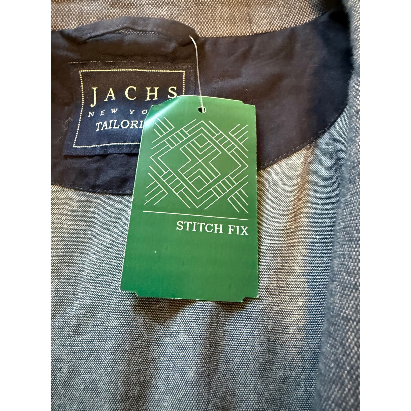 Jachs New York Fulton Cotton Texture Blazer Blue XXL-SH Mens Tailored Jacket
