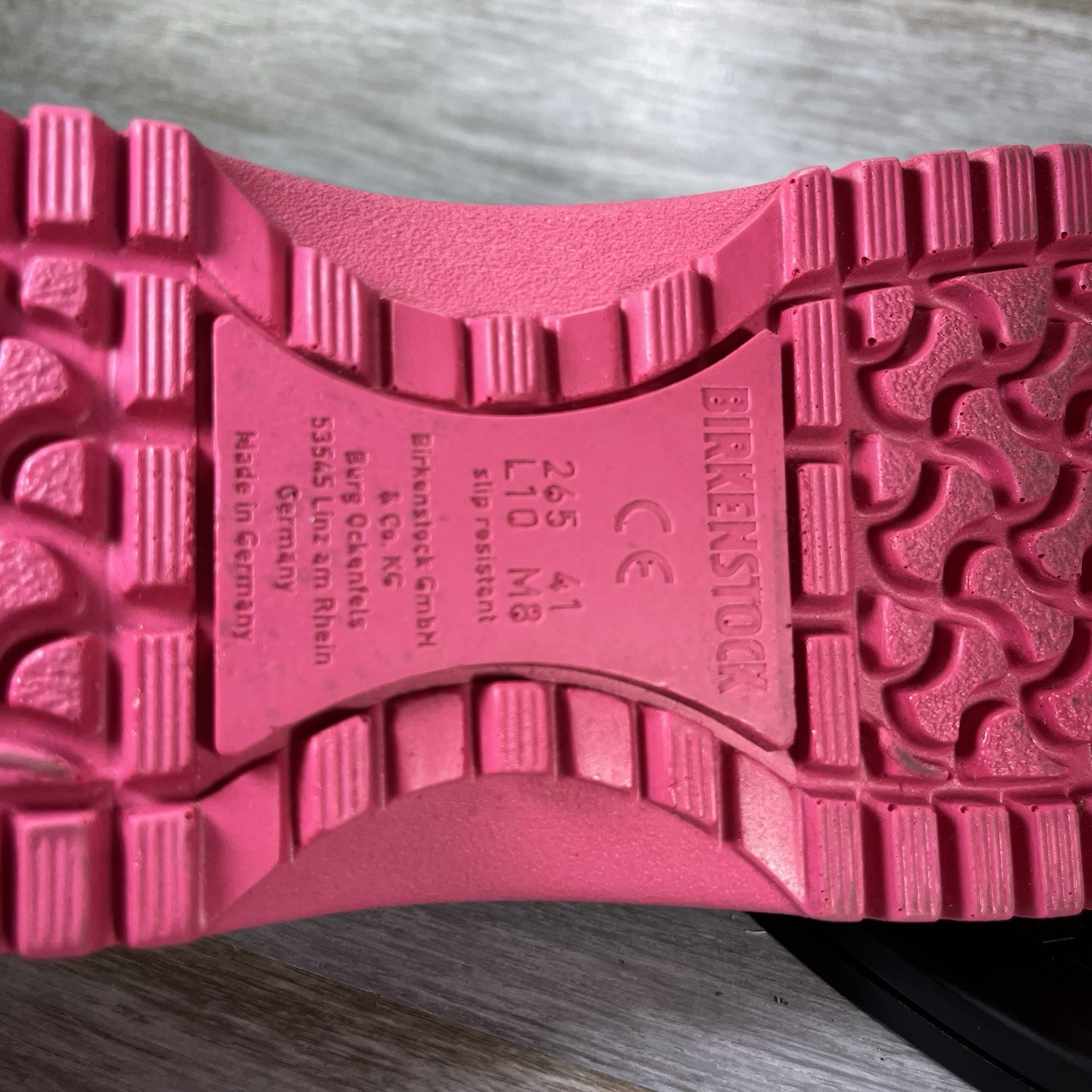 Birkenstock Women’s Super Birki Professional Raspberry Sorbet Clogs Size 10
