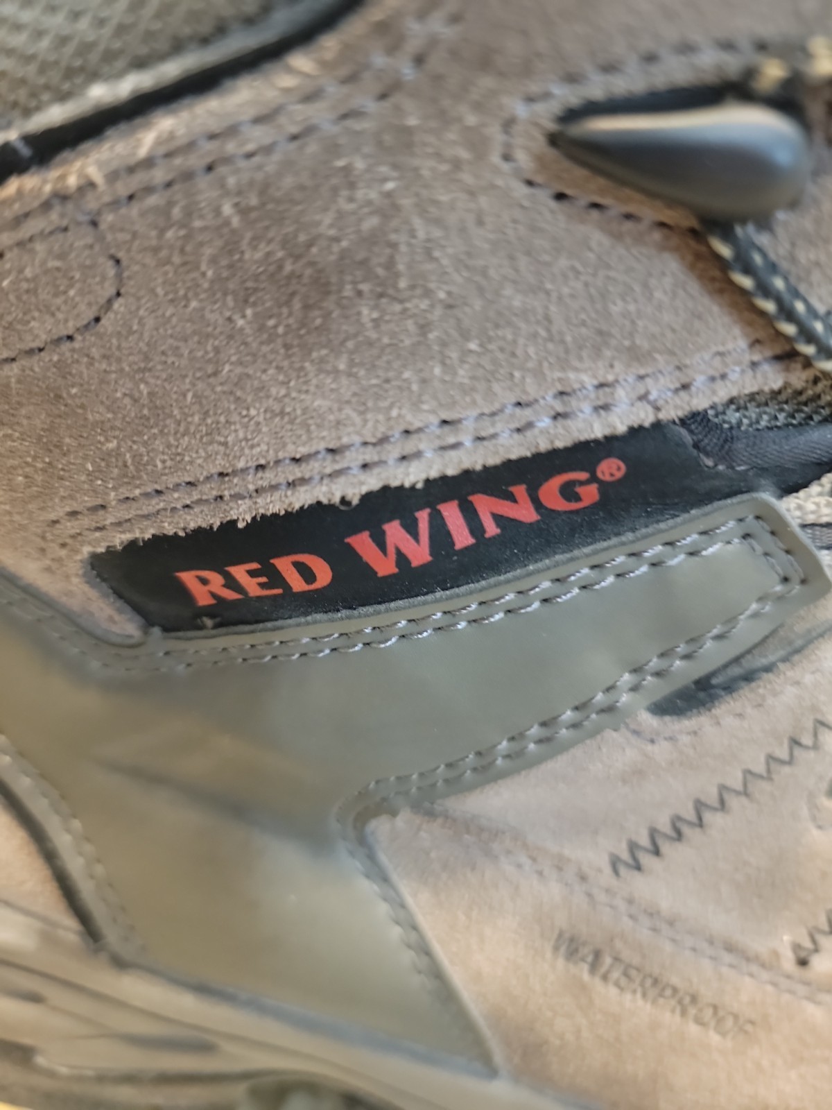 Red Wing 6670 Brown Suede Waterproof Hiking Work Steel Toe Boots Mens 12 D