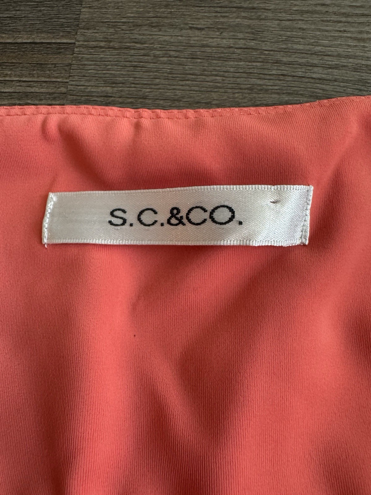 S.C. & Co Womens XXL Golf Tennis Skort Skirt Shorts Stretch Coral 36*19in