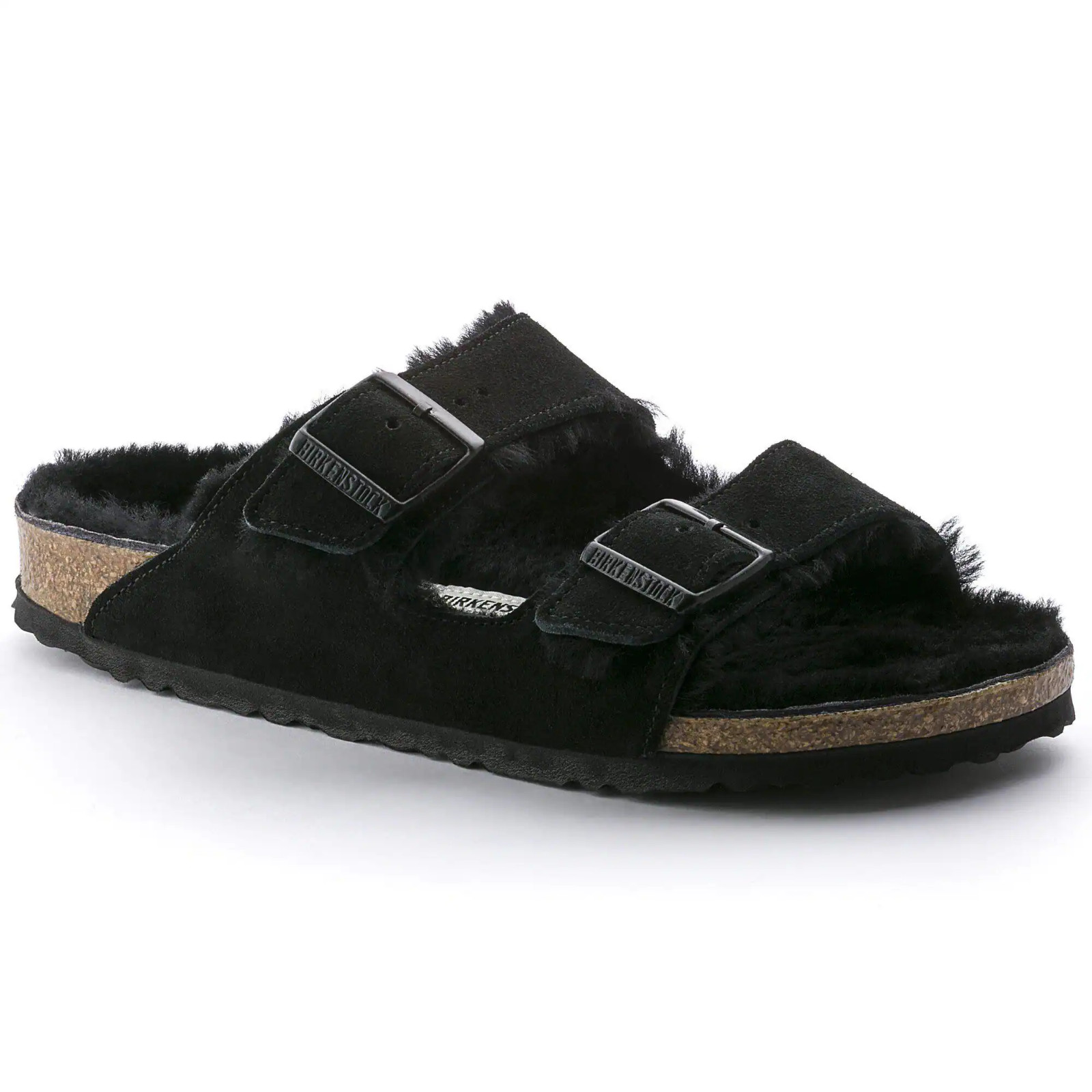 Birkenstock Arizona Shearling Suede Leather Sandals Unisex Shoes Sizes 6–9