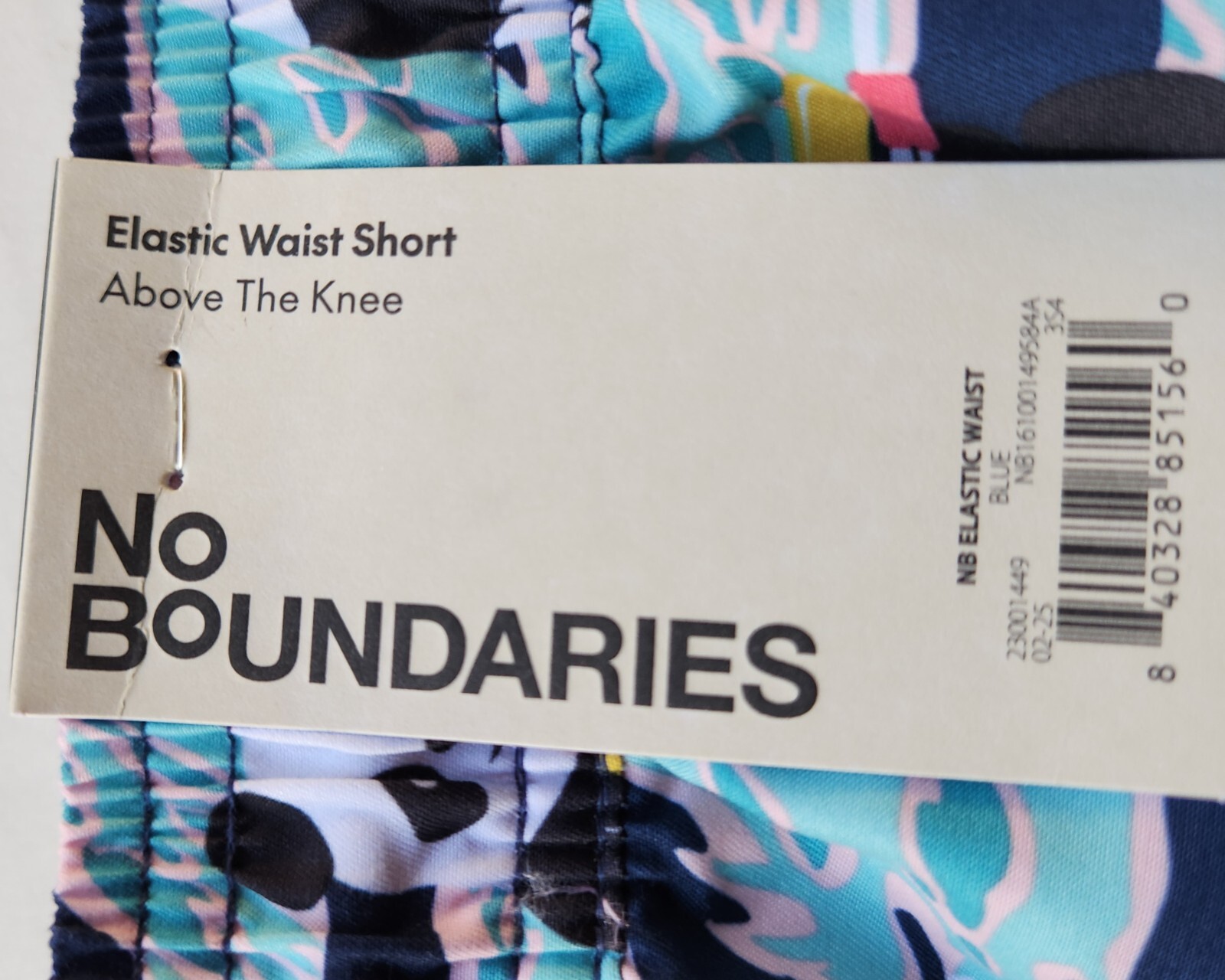 No Boundaries Men’s Apparel Panda Elastic Waist Shorts – Size: Medium (32-34)