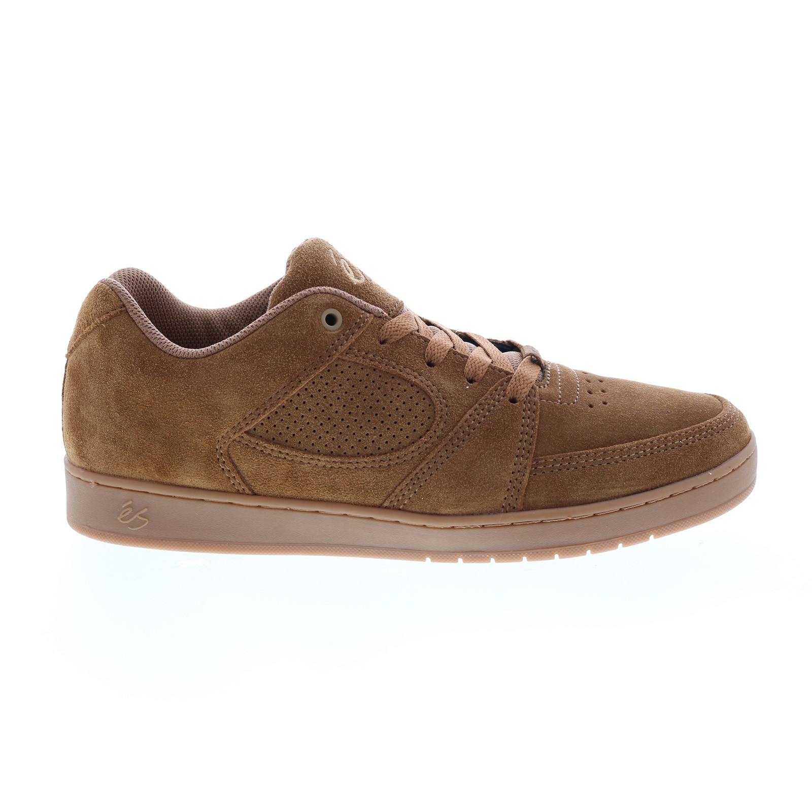 ES Accel Slim 5101000144212 Mens Brown Suede Skate Inspired Sneakers Shoes