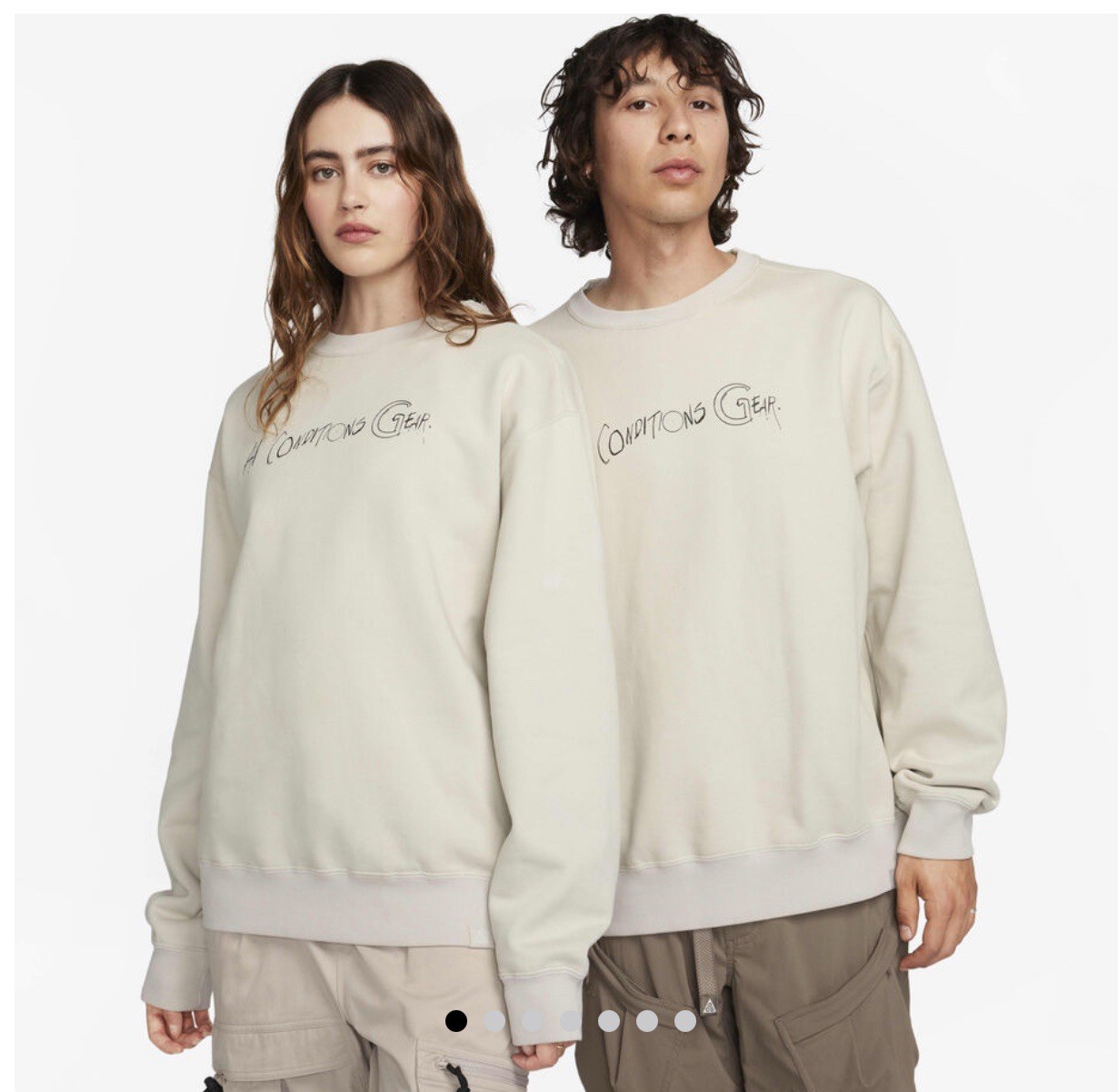 Therma-FIT Fleece Crew Nike ACG FD8760-072 Ralph Steadman All Condition Gear L-T