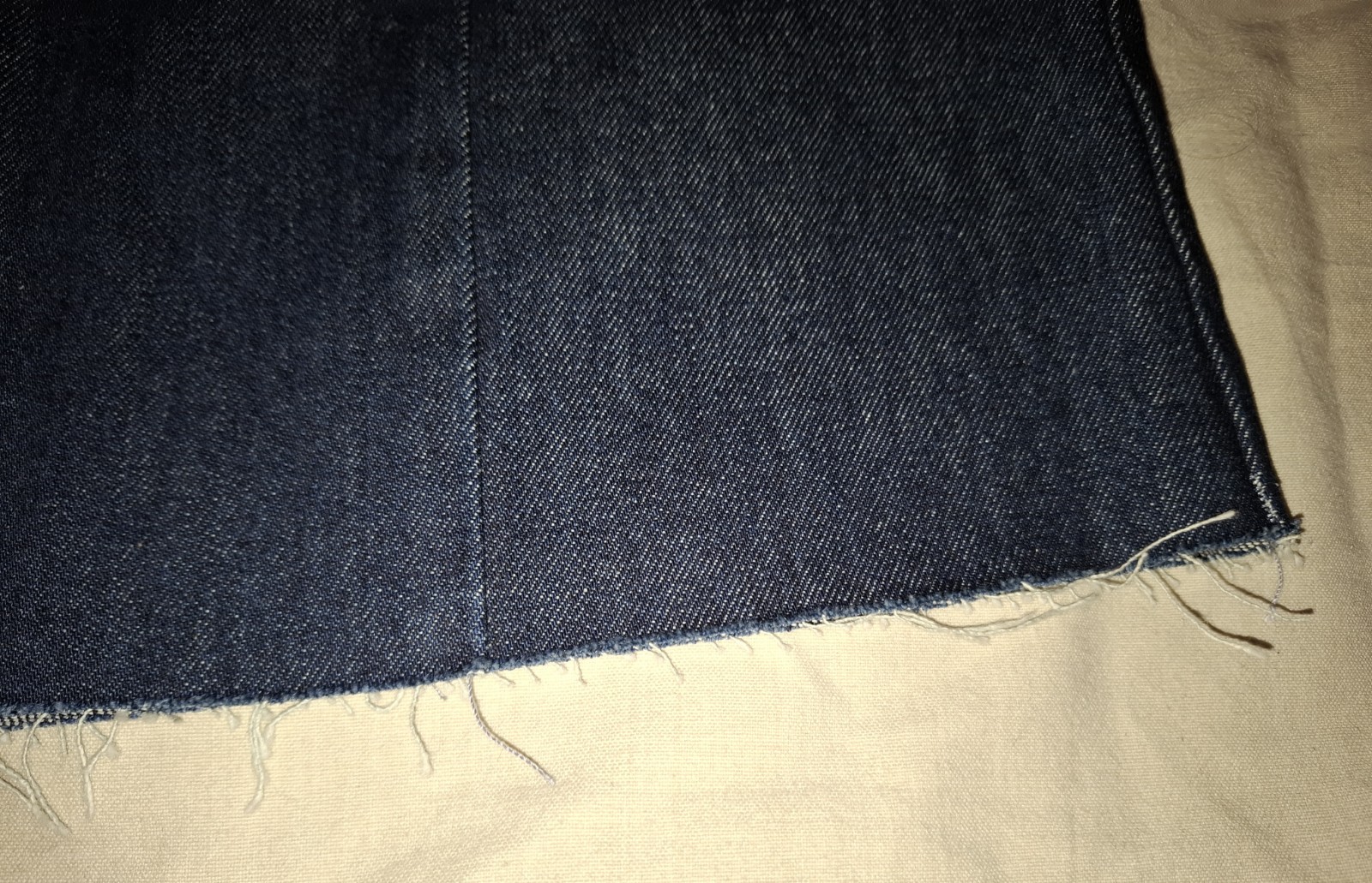 Next Ladies Size 12 Dark Blue Mini Denim Skirt Mid Thigh Length