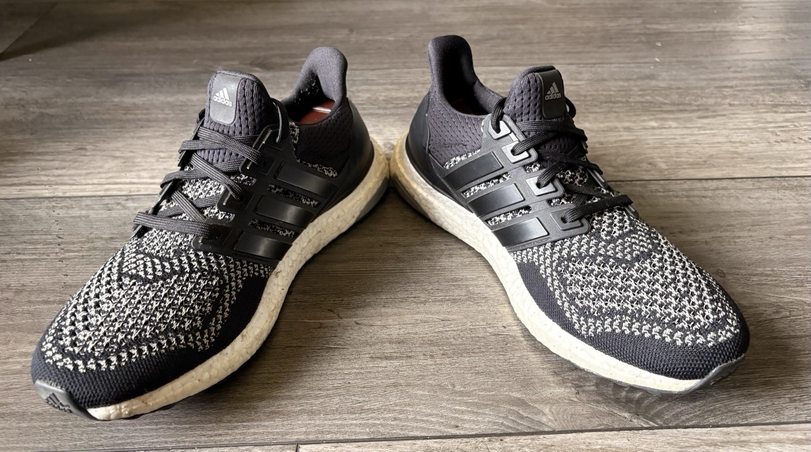 Adidas UltraBoost 1.0 Limited Reflective Black White Sneakers AQ5561 Men Sz 8.5