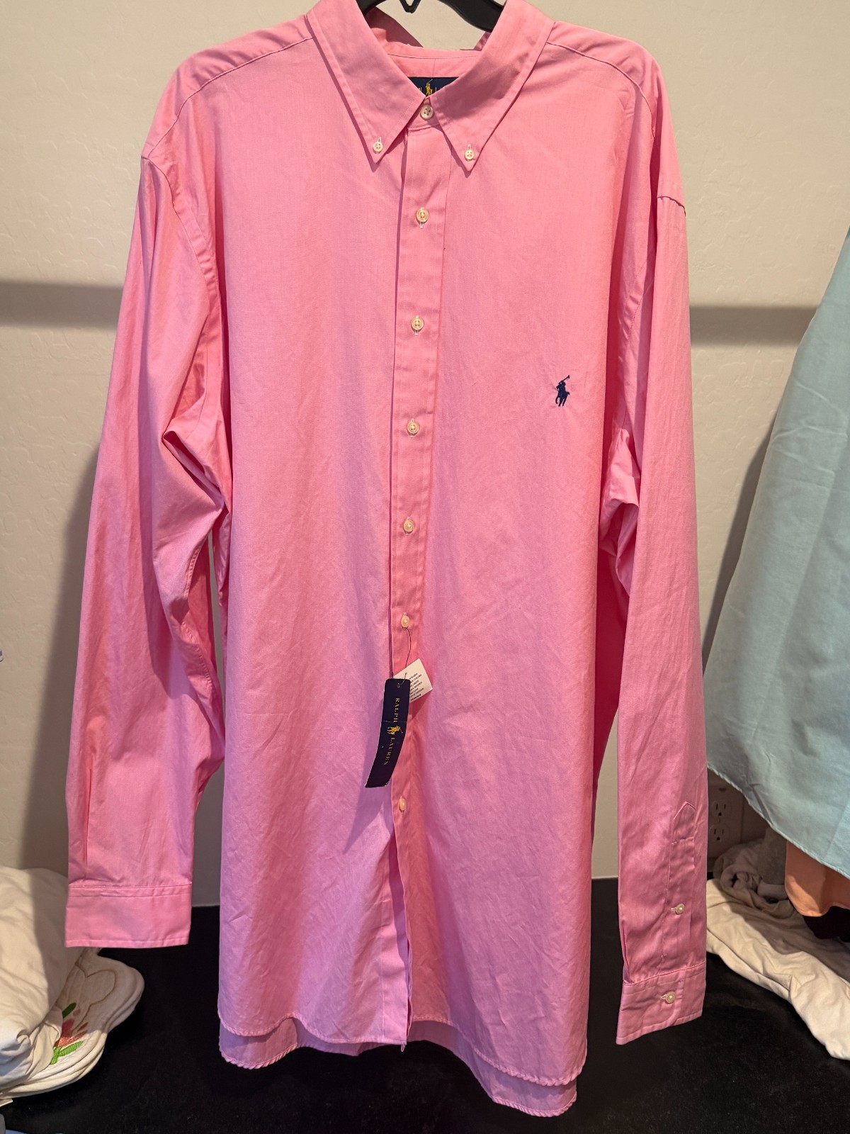 New Ralph Lauren Big and Tall Long Sleeve Button Down Polo Various Sizes