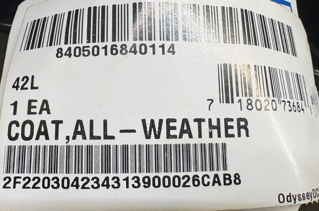 USGI NEW AGSU TRENCH COAT (Sizes Available in pictures)