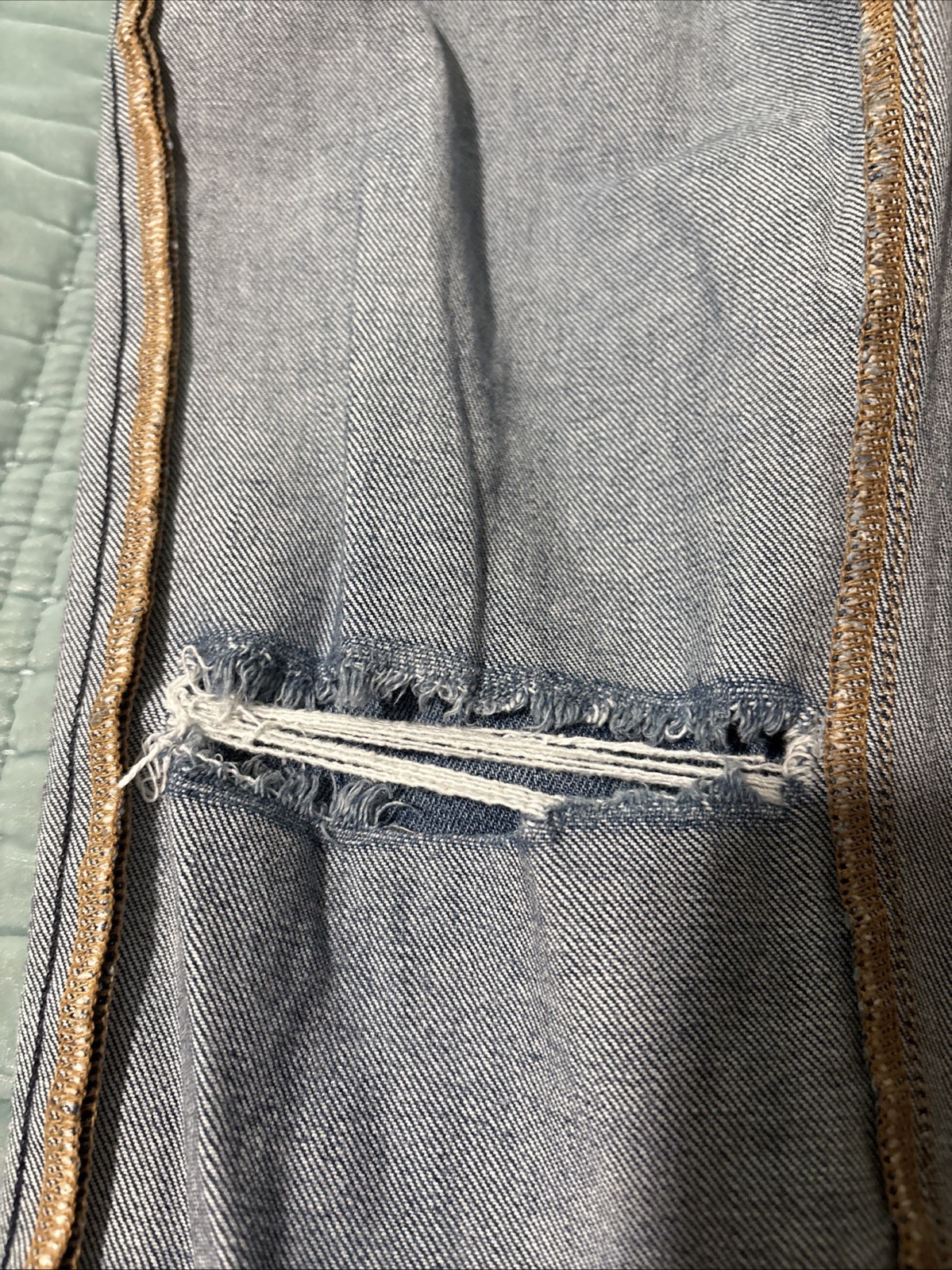 Baldwin 29 Kennedy Low Rise Boyfriend Capri Denim, Y2K, Stretch, 98% Cotton, EUC