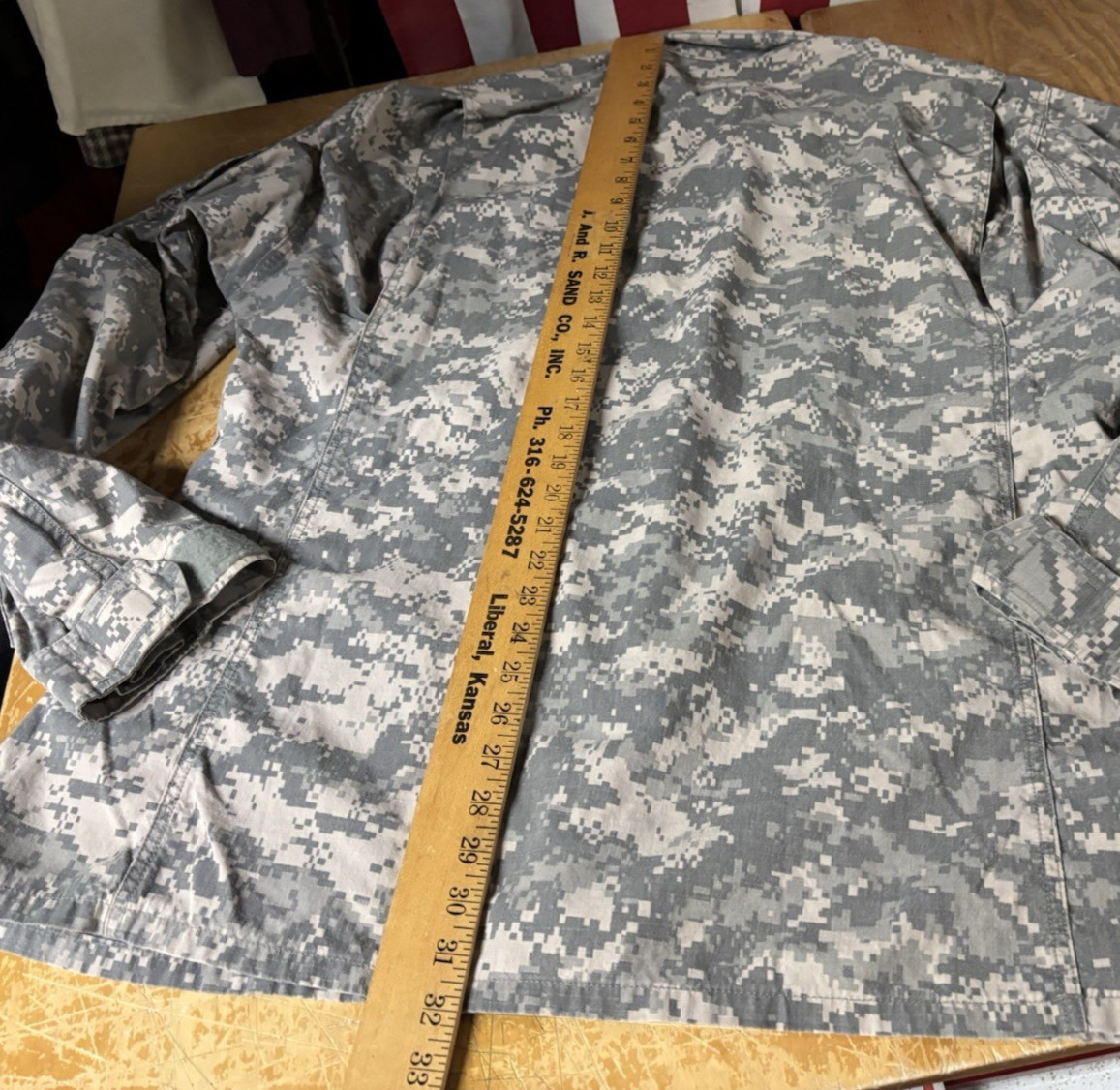 USGI Digi Camo FR ACU Combat Jacket Coat XL X-Long Tall Army Flame Resistant