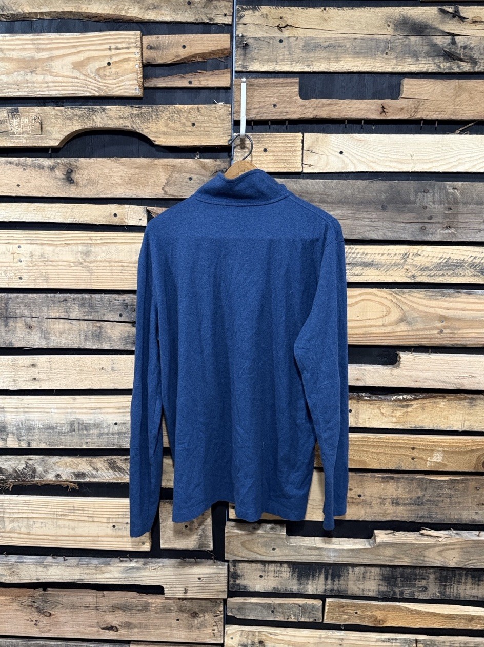 Banana Republic Blue Luxury Touch Performance 1/4 Zip Pullover Sweater – Size XL