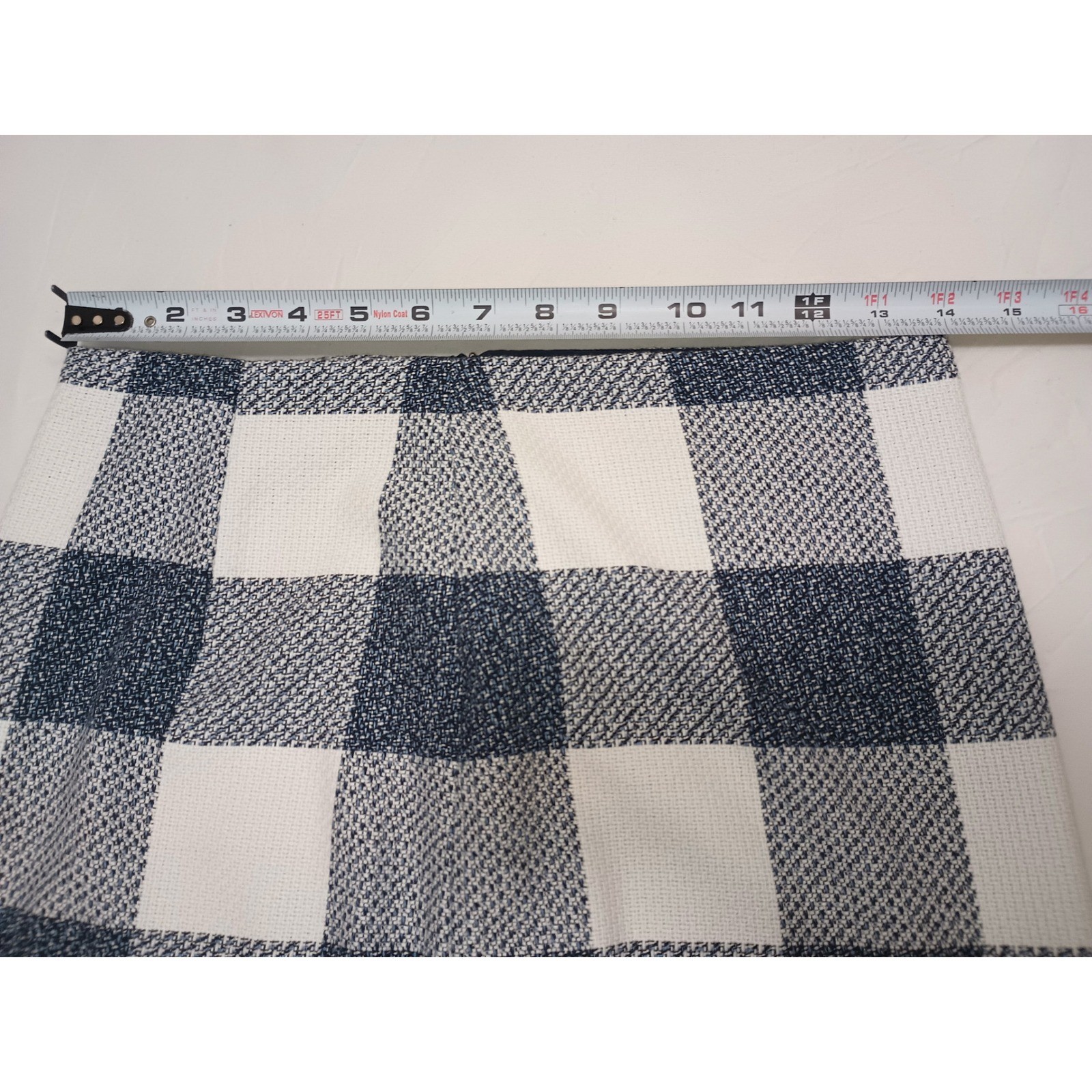 Banana Republic Womens Navy White Buffalo Check Pencil Skirt High Waist Small