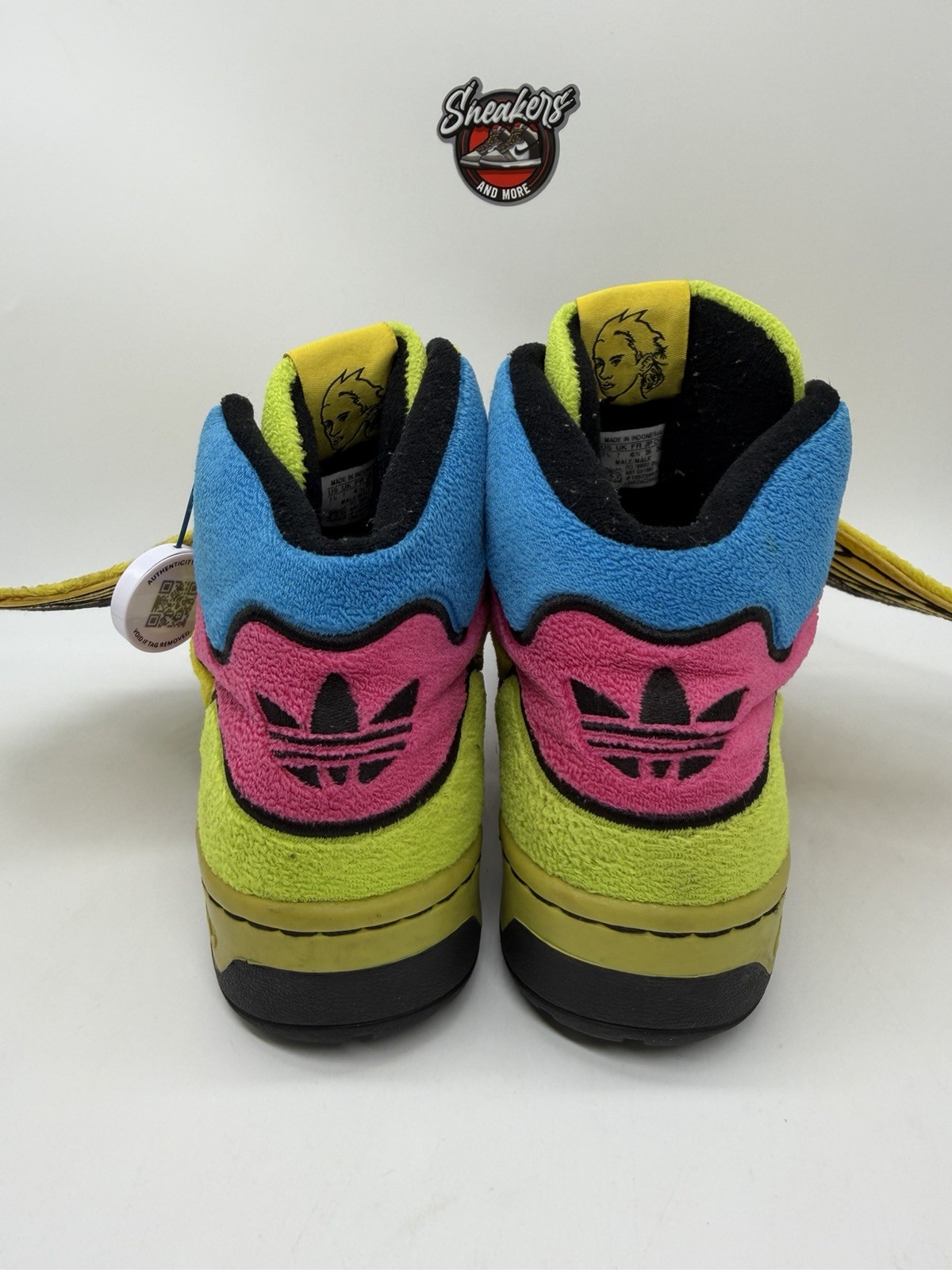 Adidas JS Wings 1.0 Jeremy Scott Multicolor Rainbow G61380 Bear Men’s Size 7.5