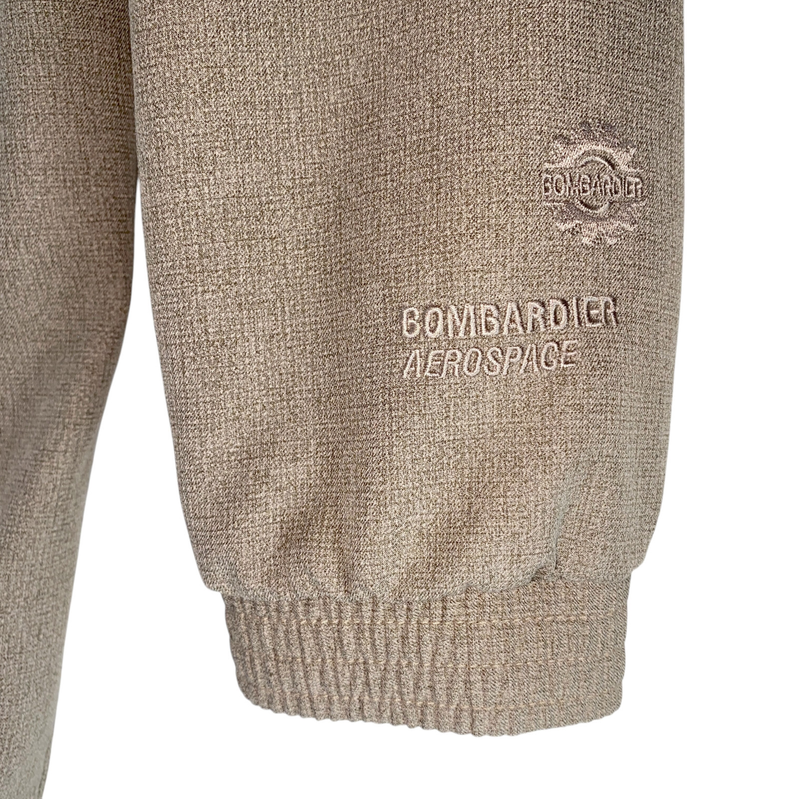 Pebble Beach Sunderland Scotland Golf Jacket XLarge Brown Pullover Quarter Zip