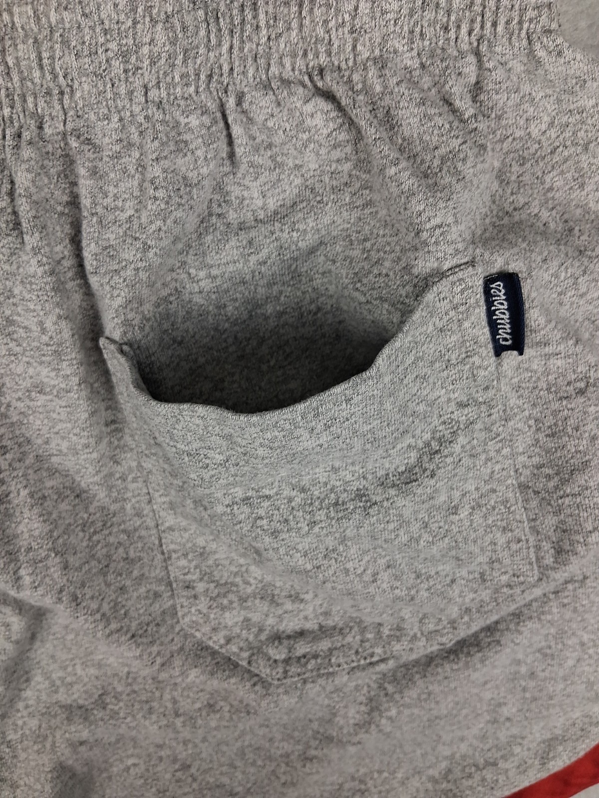 Chubbies Lounge Sweat Cotton Shorts Men L (28 inch Elastic Waist) Gray Made USA