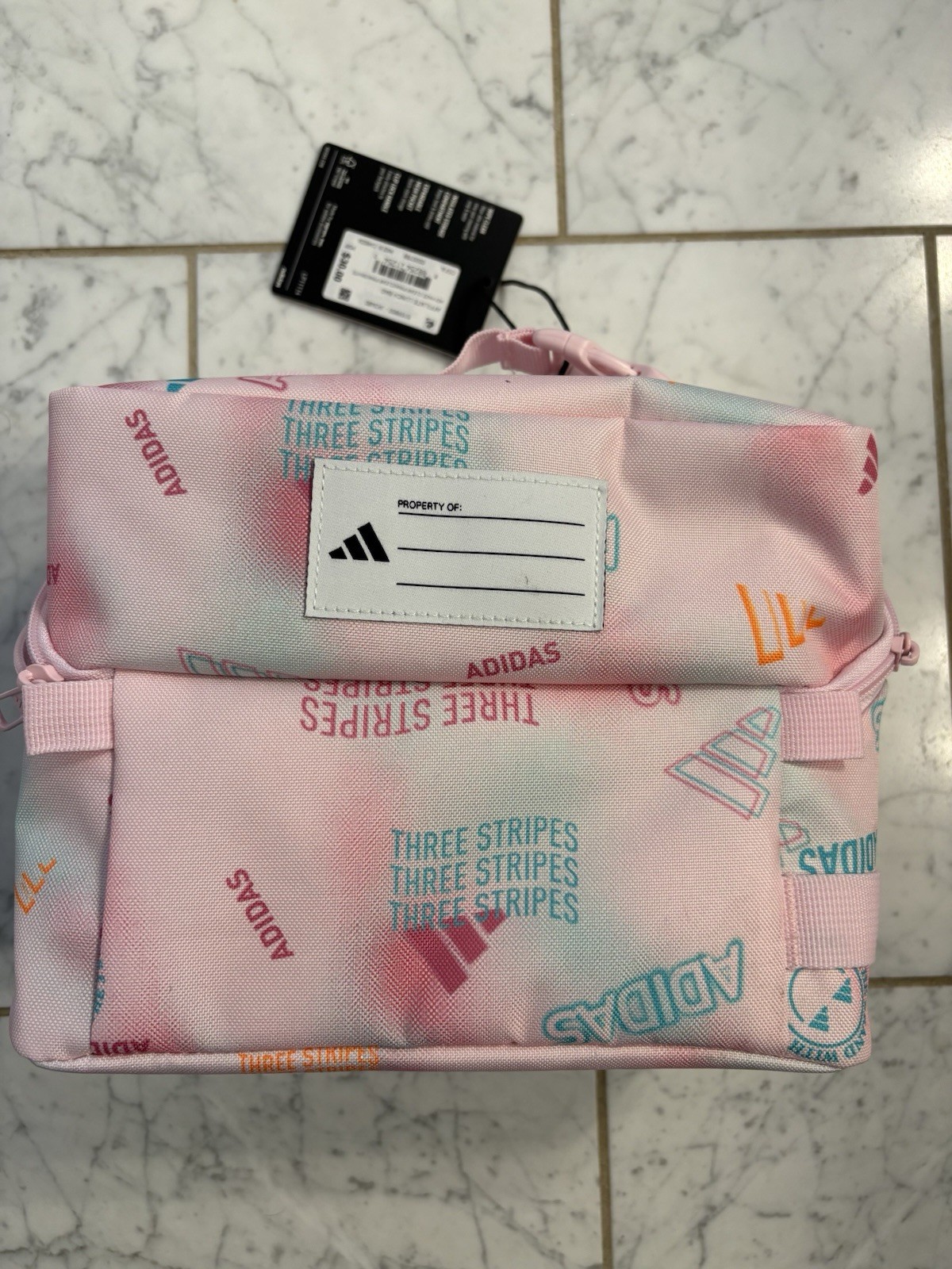 MATCHING SET Adidas Affiliate Lunchbox & 18in Backpack W/ Laptop Sleeve Pink