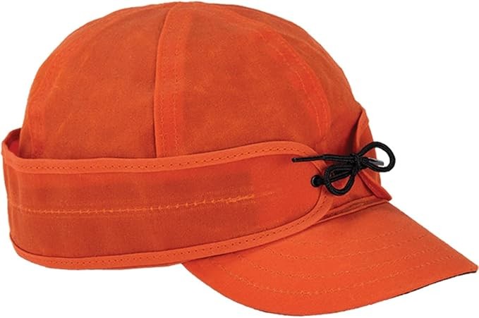 Stormy Kromer The Waxed Cotton Cap, Water-Resistant, 100% Cotton Duck, Pulldown
