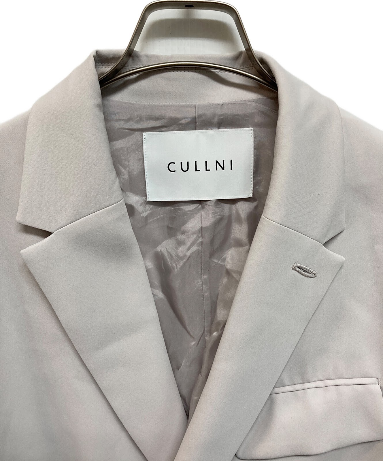 CULLNI Tielocken shirt jacket Size: M Light gray 25-SS-018 Men