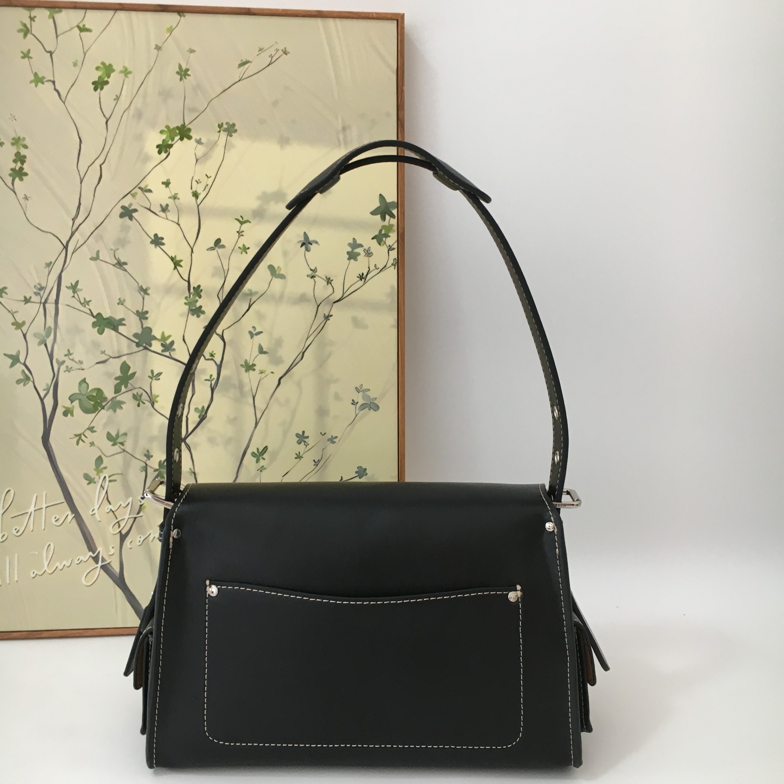 Coach Western Tabby CT721 H 6.5 in × W 4.25 in × D 10.25 in Black
