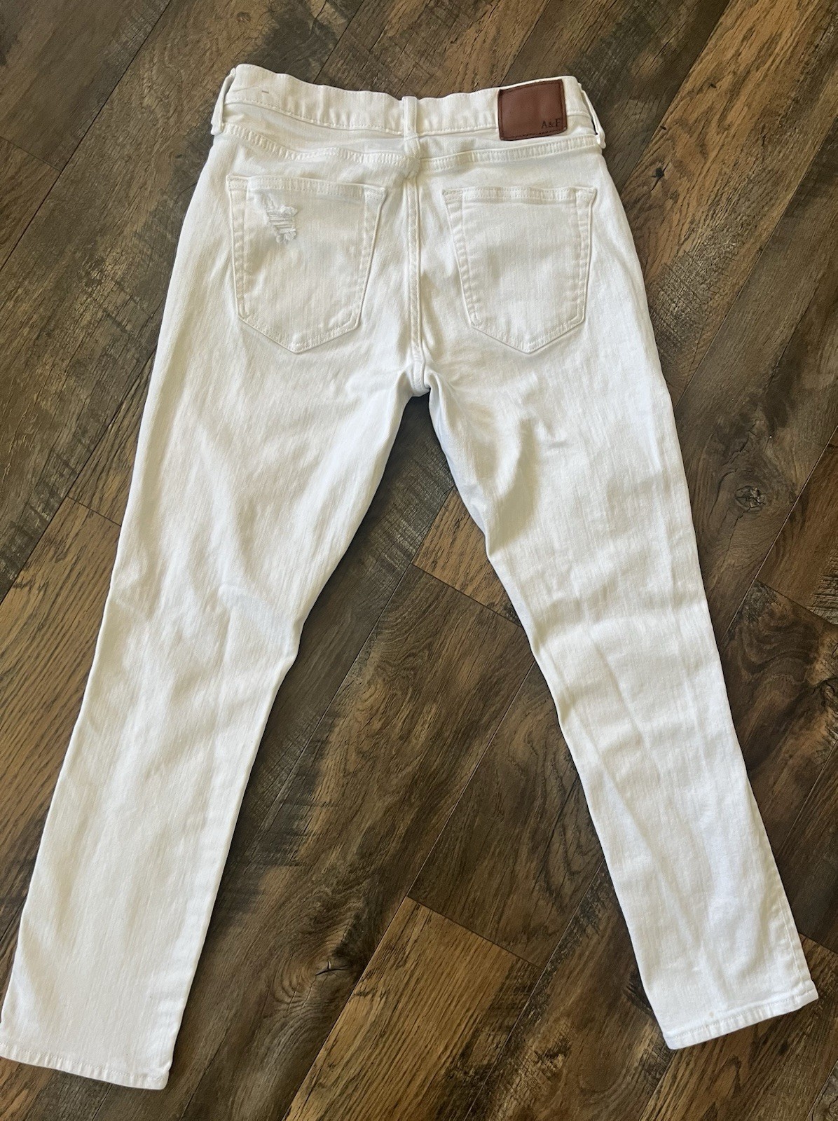 Men’s Abercrombie & Fitch Distressed Rustin Athletic Skinny Stretch Jeans 28×30