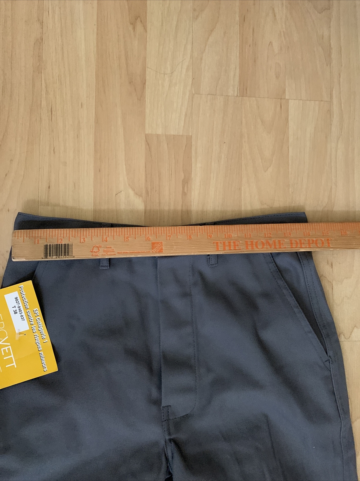 CEPOVETT T.38 Workwear Pants EPI Category 1 9027-9403-037 NWT Gray