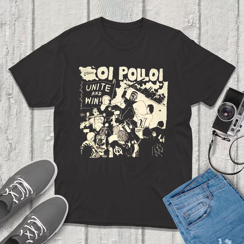 Vintage Unite and Win Oi Polloi Unique Design in Tee Shirt S- 234XL DM303