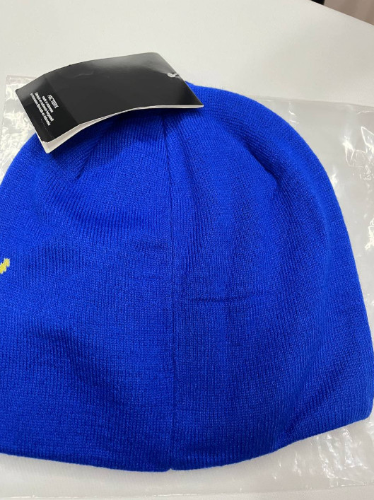 Arc’teryx Bird Head Toque Beanie Blue Yellow Logo NWT Unisex