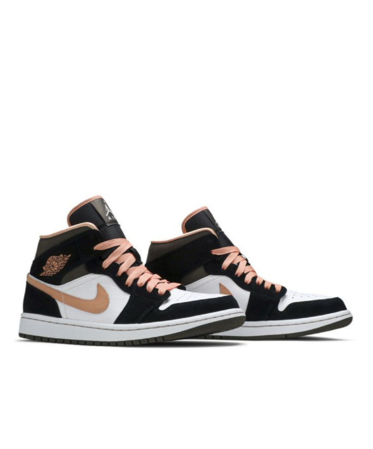 US W Size 7.5 – Wmns Air Jordan 1 mid SE “Peach Mocha”