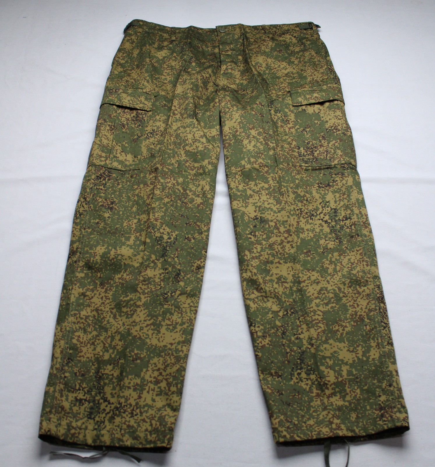 Mil-Tec Men’s Button Fly Camouflage Print Military Pants JL3 Green Size 2XL