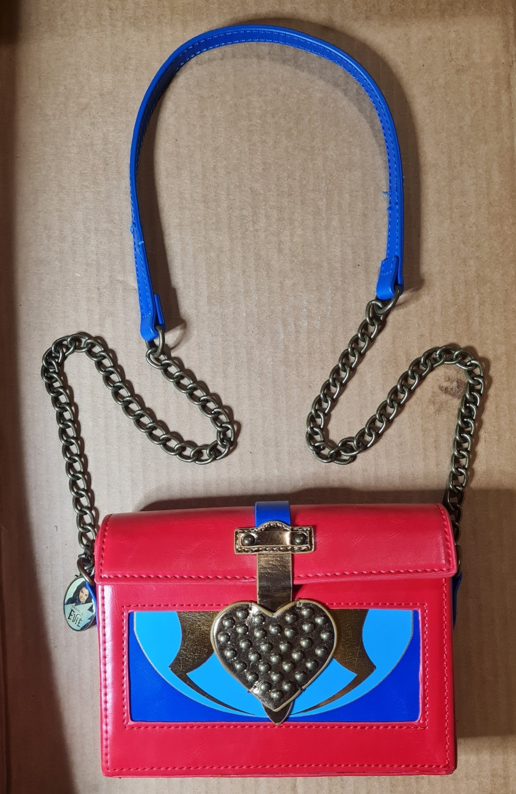 Disney Descendants “Good & EVIE” Crossbody Heart Evil Queen Studded Purse