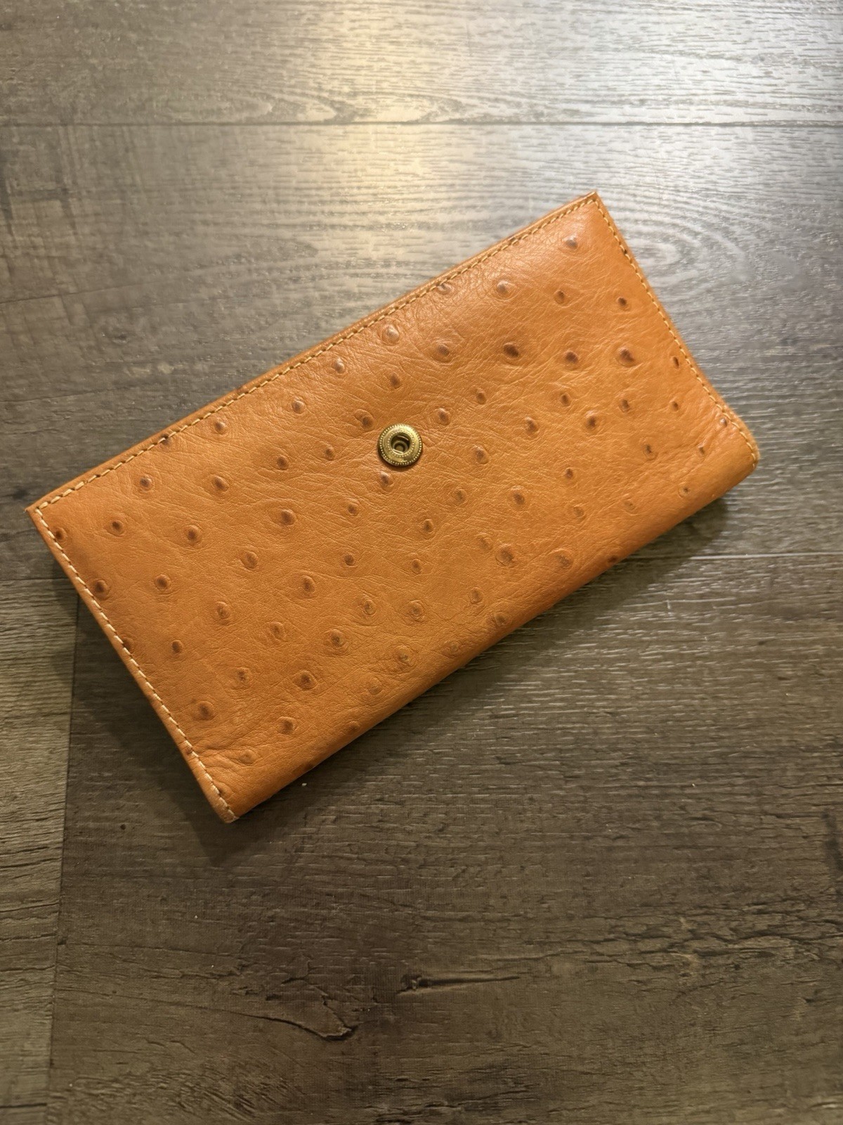Embossed Ostrich Pattern Dooney & Bourke Wallet