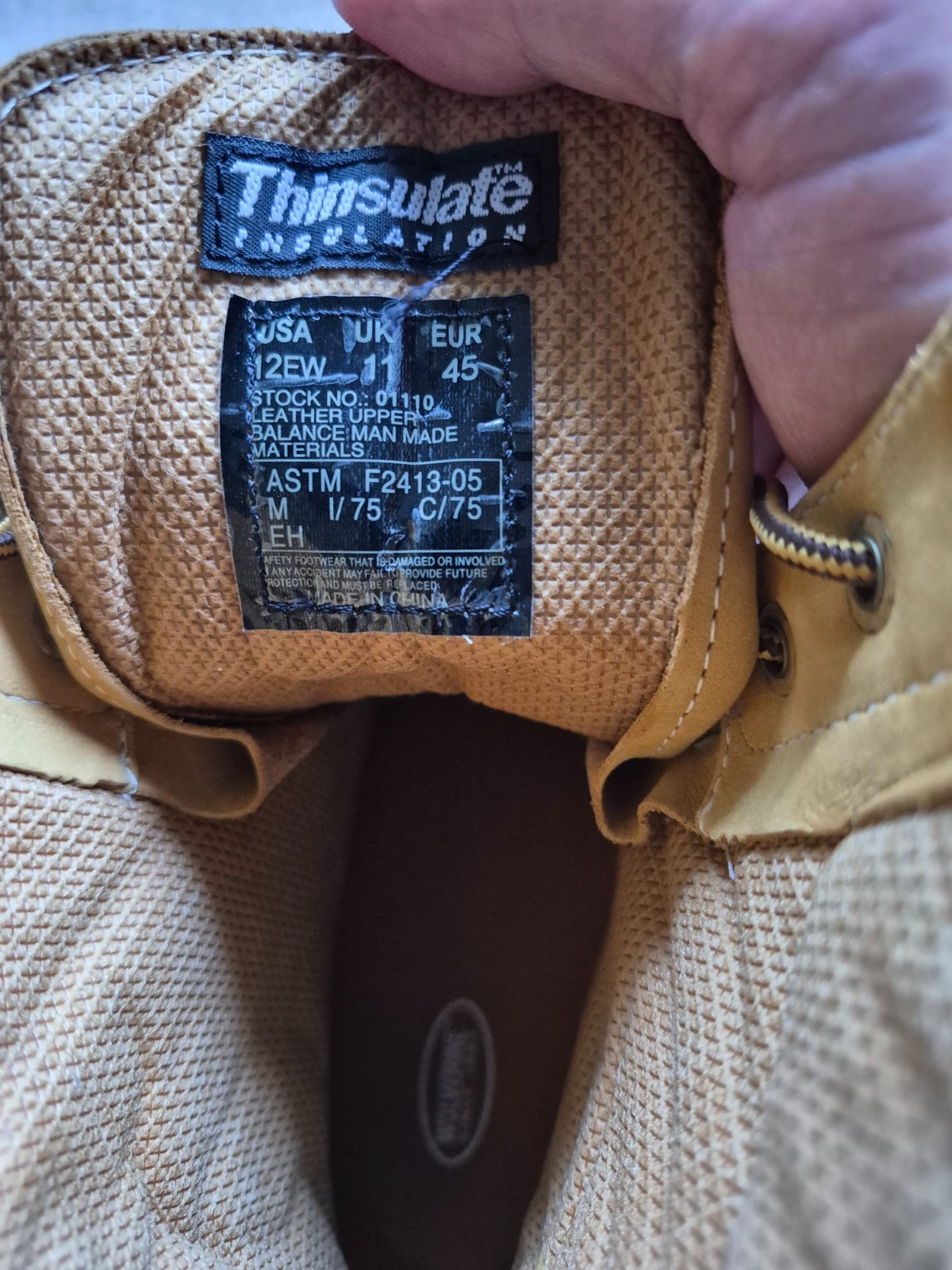 Wolverine Steel Toe Wheat Work Boots New Suede Thinsulate 12 E