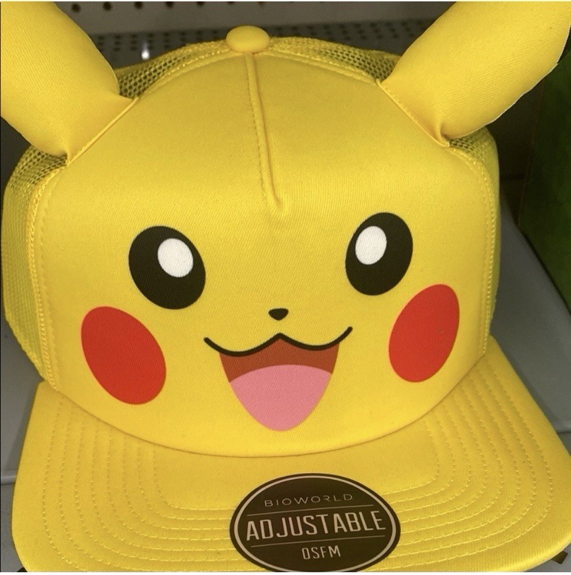 Bioworld Pokémon Pikachu Yellow Hat with Ears