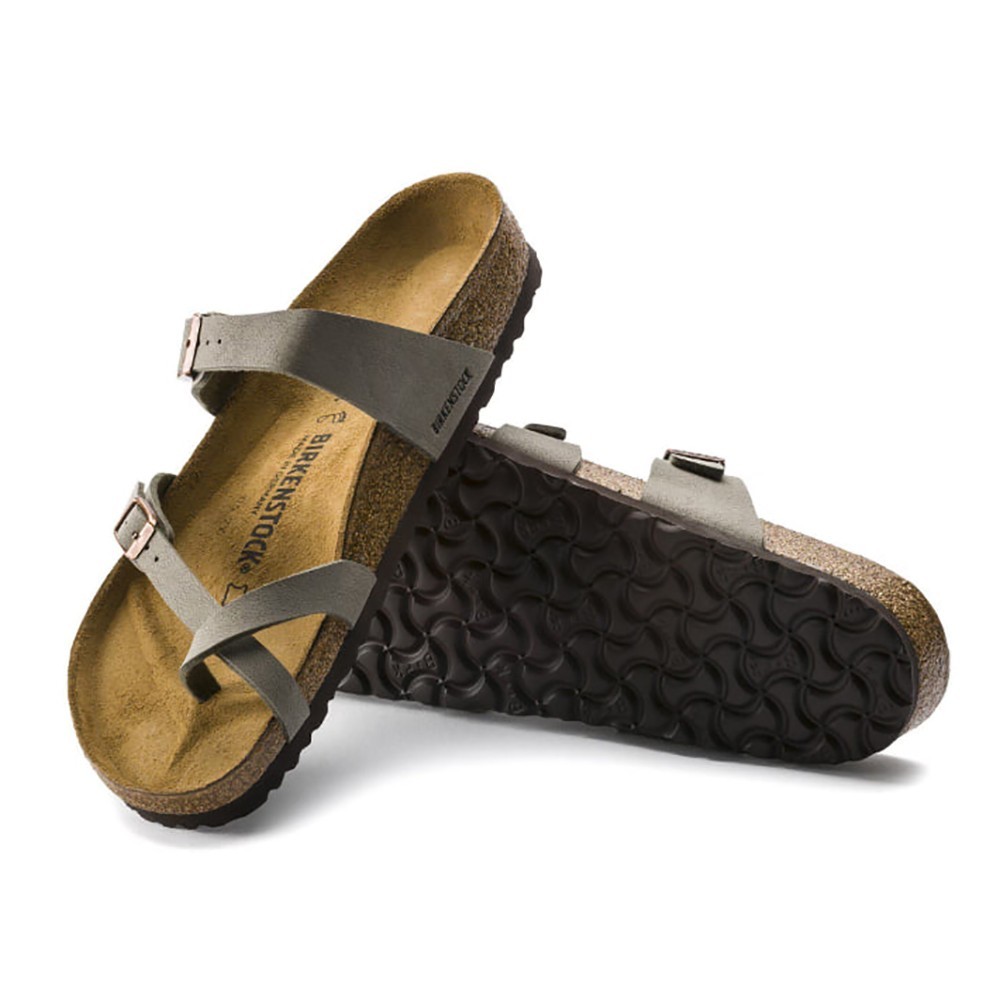 Birkenstock Mayari Birko-Flor Toe Loop Women’s Sandals – Stone